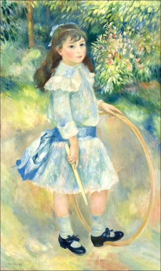 Galeria Plakatu, Plakat, Girl With A Hoop, Auguste Renoir, 59,4x84,1 cm Galeria Plakatu