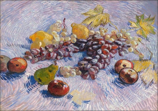Galeria Plakatu, Plakat, Grapes, Lemons, Pears, and Apples, Vincent Van Gogh, 50x40 cm Galeria Plakatu