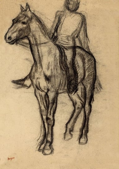 Galeria Plakatu, Plakat, Horse And Rider, Edgar Degas, 61x91,5 cm Galeria Plakatu