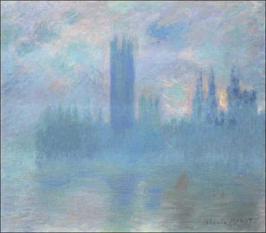 Galeria Plakatu, Plakat, Houses of Parliament, London, Claude Monet, 30x30 cm Galeria Plakatu