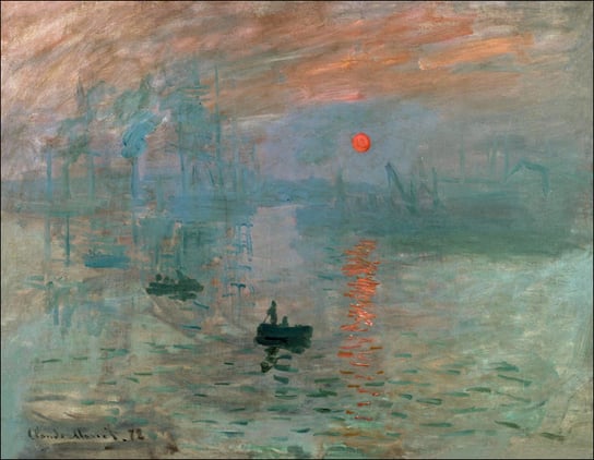 Galeria Plakatu, Plakat, Impresja Wschód Słońca, Claude Monet, 100x70 cm Galeria Plakatu
