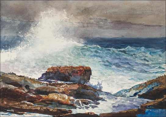 Galeria Plakatu, Plakat, Incoming Tide, Scarboro, Maine, Winslow Homer, 29,7x21 cm Galeria Plakatu