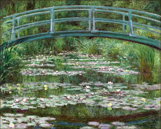 Galeria Plakatu, Plakat, Japoński mostek w Giverny, Claude Monet, 50x40 cm Galeria Plakatu