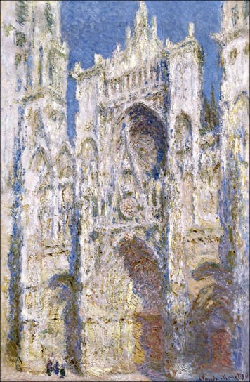 Galeria Plakatu, Plakat, Katedra w Rouen Zachodnia Fasada w Promieniach Słońca, Claude Monet, 29,7x42 cm Galeria Plakatu