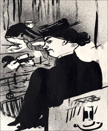 Galeria Plakatu, Plakat, Le Café concert Une Spectatrice, Henri de Toulouse-Lautrec, 59,4x84,1 cm Galeria Plakatu