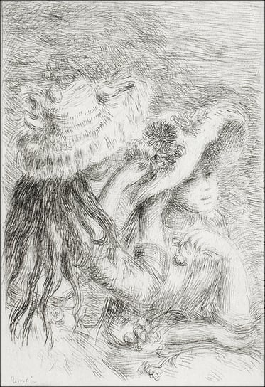 Galeria Plakatu, Plakat, Le Chapeau épinglé, Pierre-Auguste Renoir, 70x100 cm Galeria Plakatu