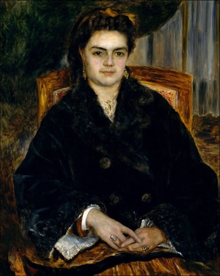 Galeria Plakatu, Plakat, Madame Édouard Bernier (Marie Octavie Stéphanie Laurens, 1838–1920), Auguste Renoir, 59,4x84,1 cm Galeria Plakatu