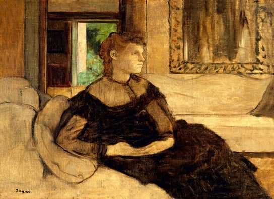 Galeria Plakatu, Plakat, Madame Théodore Gobillard, Edgar Degas, 91,5x61 cm Galeria Plakatu