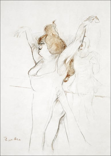 Galeria Plakatu, Plakat, Mademoiselle Cocyle as Helen of Troy in La Belle Helene, Henri De Toulouse-Lautrec, 40x50 cm Galeria Plakatu