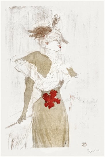 Galeria Plakatu, Plakat, Mademoiselle Marcelle Lender Standing, Henri De Toulouse-Lautrec, 50x70 cm Galeria Plakatu