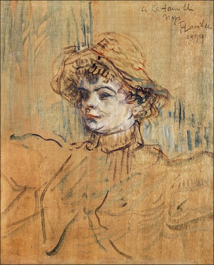 Galeria Plakatu, Plakat, Mademoiselle Nys, Henri De Toulouse-Lautrec, 50x70 cm Galeria Plakatu