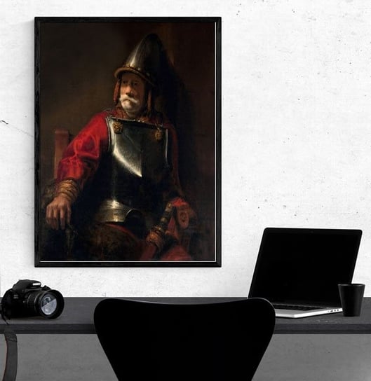 Galeria Plakatu, Plakat, Man in Armor (Mars), Rembrandt, 30x40 cm Galeria Plakatu