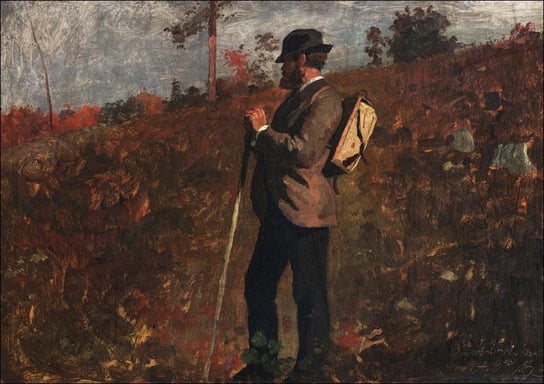 Galeria Plakatu, Plakat, Man with a Knapsack, Winslow Homer, 70x50 cm Galeria Plakatu
