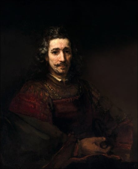 Galeria Plakatu, Plakat, Man with a Magnifying Glass, Rembrandt, 42x59,4 cm Galeria Plakatu