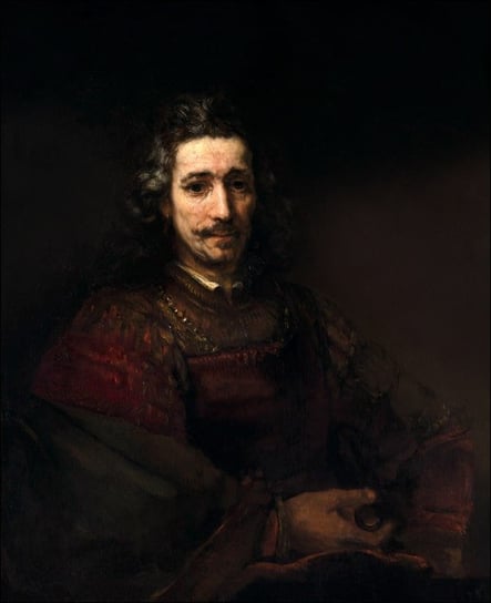 Galeria Plakatu, Plakat, Man with a Magnifying Glass, Rembrandt, 50x70 cm Galeria Plakatu