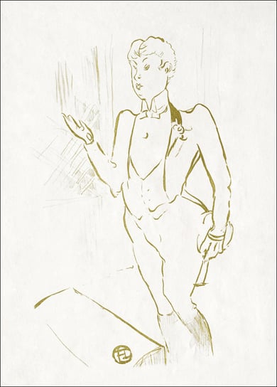 Galeria Plakatu, Plakat, Mary Hamilton, Henri De Toulouse-Lautrec, 21x29,7 cm Galeria Plakatu