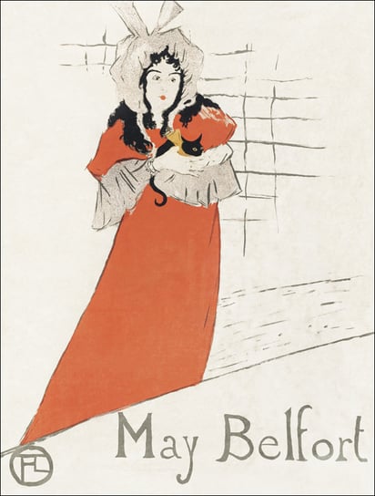 Galeria Plakatu, Plakat, May Belfort, Henri De Toulouse-Lautrec, 30x40 cm Galeria Plakatu