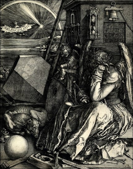 Galeria Plakatu, Plakat, Melencolia I, Albrecht Durer, 42x59,4 cm Galeria Plakatu