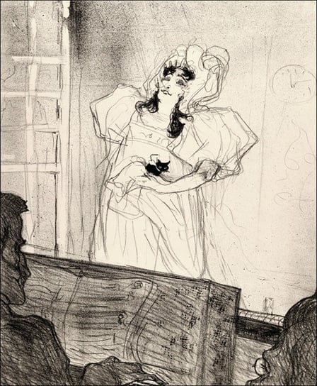 Galeria Plakatu, Plakat, Miss May Belfort (Medium Plate), Henri de Toulouse-Lautrec, 21x29,7 cm Galeria Plakatu