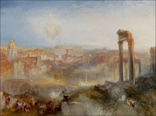 Galeria Plakatu, Plakat, Modern Rome   Campo Vaccino, William Turner, 30x20 cm Galeria Plakatu