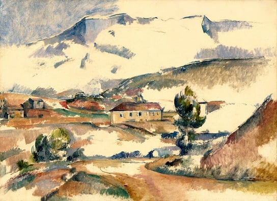 Galeria Plakatu, Plakat, Montagne Sainte-Victoire, From Near Gardanne, Paul Cézanne, 91,5X61 Cm Galeria Plakatu