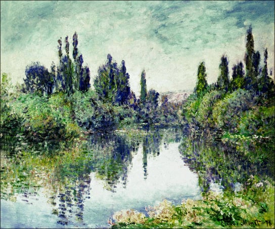 Galeria Plakatu, Plakat, Morning on the seine near vetheuil, Claude Monet, 29,7x21 cm Galeria Plakatu