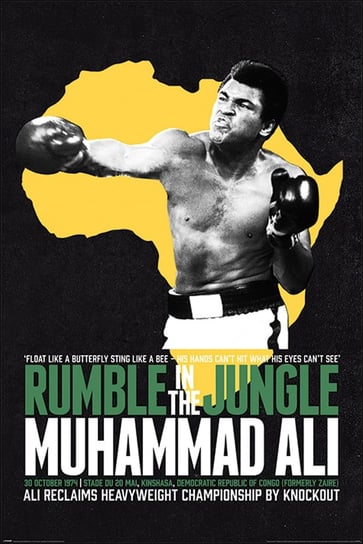 Galeria Plakatu, Plakat, Muhammad Ali Rumble in the Jungle 1974, 61x91,5 cm Galeria Plakatu