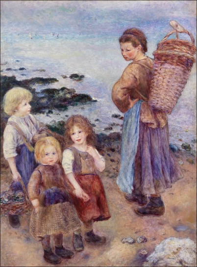 Galeria Plakatu, Plakat, Mussel-Fishers at Berneval, Pierre-Auguste Renoir, 29,7x42 cm Galeria Plakatu