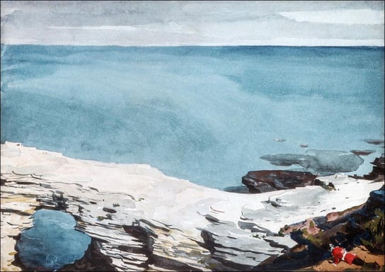 Galeria Plakatu, Plakat, Natural Bridge, Bermuda, Winslow Homer, 60x40 cm Galeria Plakatu