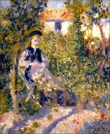 Galeria Plakatu, Plakat, Nini In The Garden (Nini Lopez), Auguste Renoir, 21x29,7 cm Galeria Plakatu