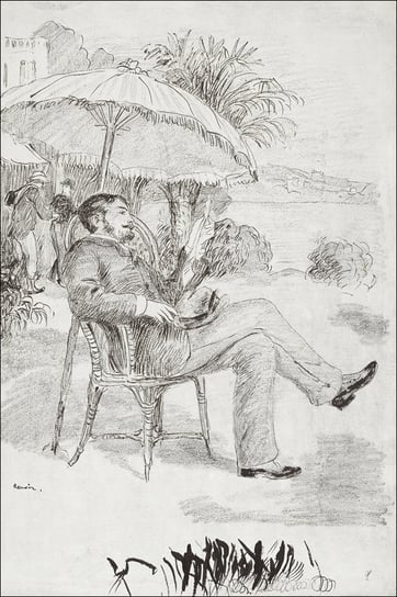 Galeria Plakatu, Plakat, On the Terrace of a Hotel in Bordighera, Pierre-Auguste Renoir, 42x59,4 cm Galeria Plakatu