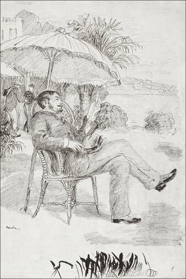 Galeria Plakatu, Plakat, On the Terrace of a Hotel in Bordighera, Pierre-Auguste Renoir, 59,4x84,1 cm Galeria Plakatu