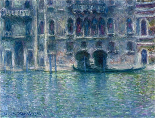 Galeria Plakatu, Plakat, Palazzo da Mula, Venice, Claude Monet, 29,7x21 cm Galeria Plakatu