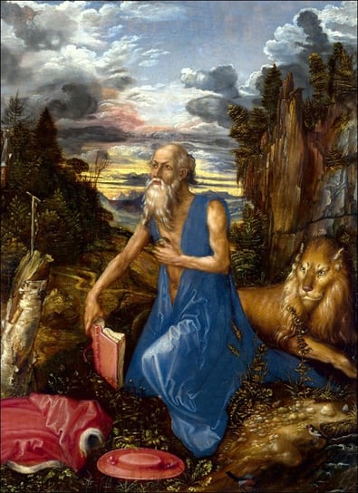 Galeria Plakatu, Plakat, penitent jerome, Albrecht Durer, 42x59,4 cm Galeria Plakatu