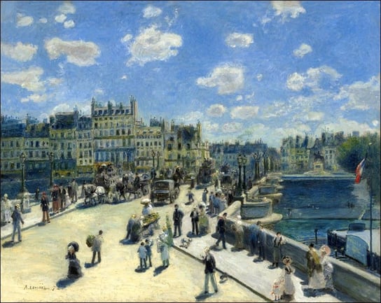 Galeria Plakatu, Plakat, Pont Neuf, Paris, Auguste Renoir, 50x40 cm Galeria Plakatu