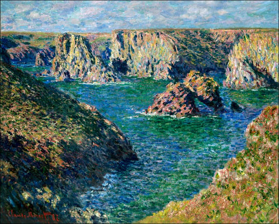 Galeria Plakatu, Plakat, Port donnant belle ile, Claude Monet, 100x70 cm Galeria Plakatu