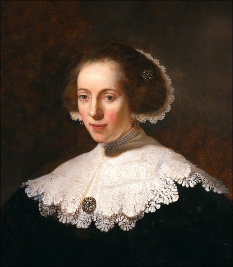 Galeria Plakatu, Plakat, Portrait of a woman, Rembrandt, 30x40 cm Galeria Plakatu