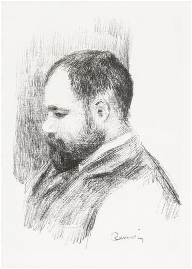 Galeria Plakatu, Plakat, Portrait of Ambroise Vollard, Pierre-Auguste Renoir, 21x29,7 cm Galeria Plakatu