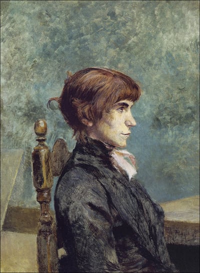 Galeria Plakatu, Plakat, Portrait of Jeanne Wenz, Henri De Toulouse-Lautrec, 21x29,7 cm Galeria Plakatu