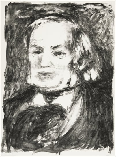 Galeria Plakatu, Plakat, Portrait of Richard Wagner, Pierre-Auguste Renoir, 20x30 cm Galeria Plakatu