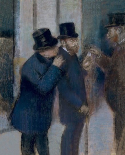 Galeria Plakatu, Plakat, Portraits At The Stock Exchange, Edgar Degas, 61x91,5 cm Galeria Plakatu