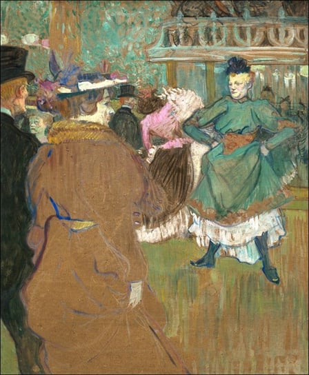 Galeria Plakatu, Plakat, Quadrille at the Moulin Rouge, Henri de Toulouse-Lautrec, 20x30 cm Galeria Plakatu