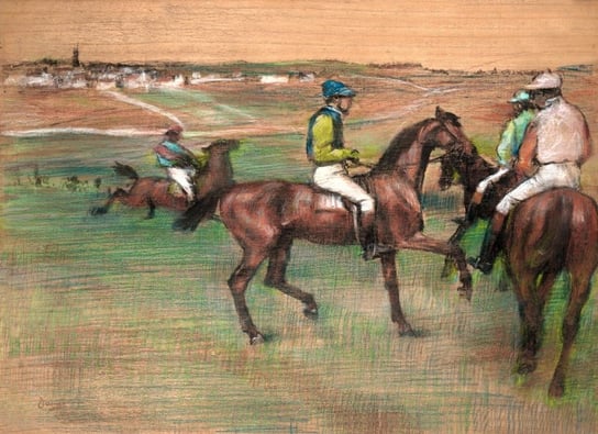 Galeria Plakatu, Plakat, Race Horses, Edgar Degas, 29,7x21 cm Galeria Plakatu