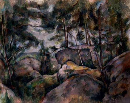 Galeria Plakatu, Plakat, Rocks In The Forest, Paul Cézanne, 29,7X21 Cm Galeria Plakatu