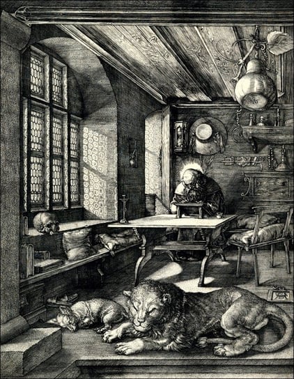 Galeria Plakatu, Plakat, Saint Jerome in His Study, Albrecht Durer, 61x91,5 cm Galeria Plakatu