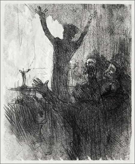 Galeria Plakatu, Plakat, Schlomé Fuss à la Synagogue, Henri De Toulouse-Lautrec, 59,4x84,1 cm Galeria Plakatu