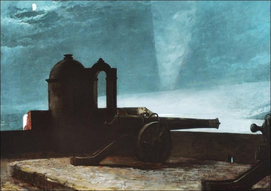 Galeria Plakatu, Plakat, Searchlight on Harbor Entrance, Santiago de Cuba, Winslow Homer, 42x29,7 cm Galeria Plakatu