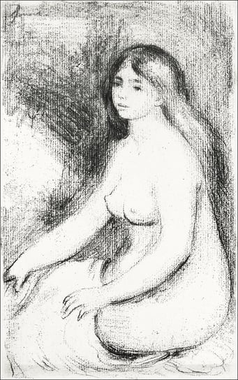 Galeria Plakatu, Plakat, Seated Bather, Pierre-Auguste Renoir, 50x70 cm Galeria Plakatu