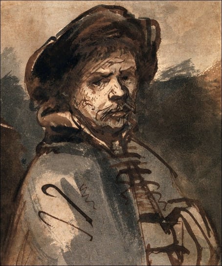 Galeria Plakatu, Plakat, Self Portrait II, Rembrandt, 60x80 cm Galeria Plakatu