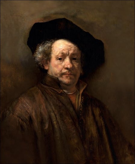 Galeria Plakatu, Plakat, Self Portrait, Rembrandt, 50x70 cm Galeria Plakatu